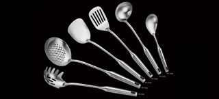 The use of stainless steel tableware cannot careless